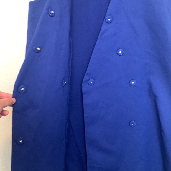 A/X Armani Exchange Royal Blue Sleeveless Coat - Picture 3 of 6